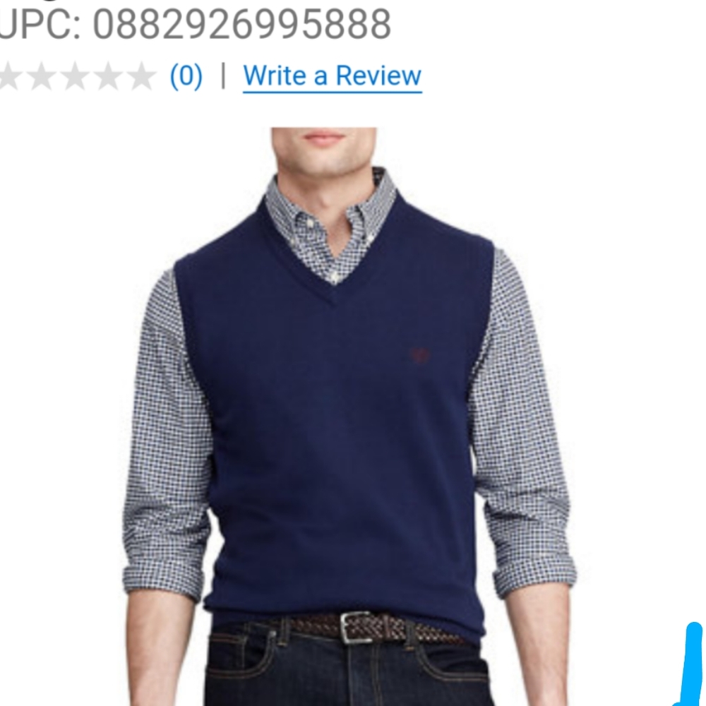NWT Ralph Lauren Navy Sweater Vest